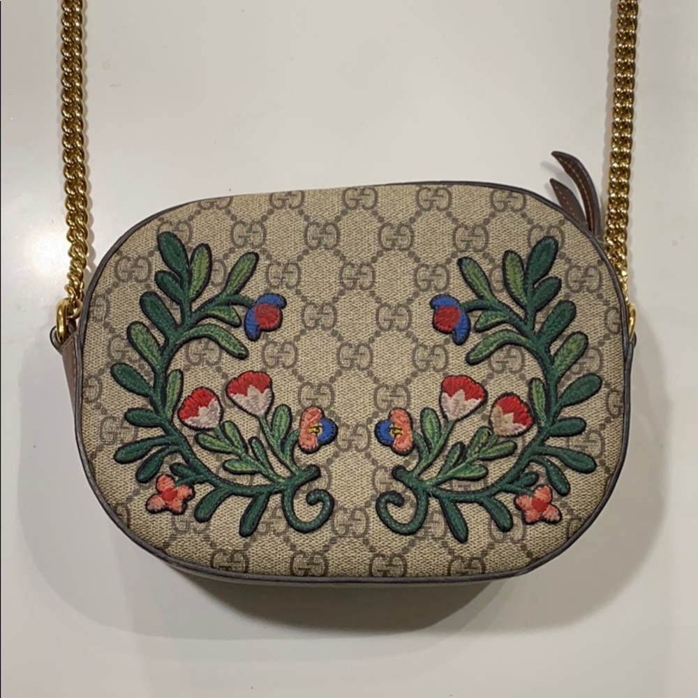 Gucci Embroidered Crossbody